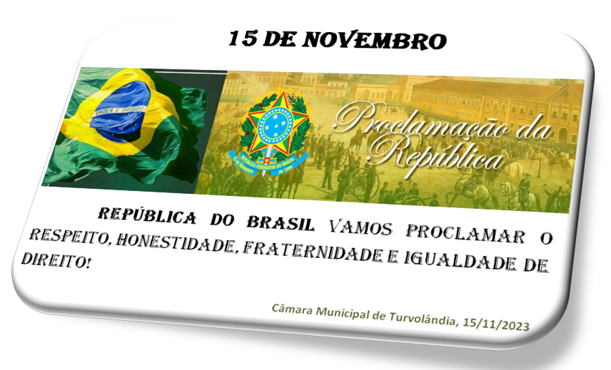 Imagem da notícia: 15 de Novembro - Proclamação da República