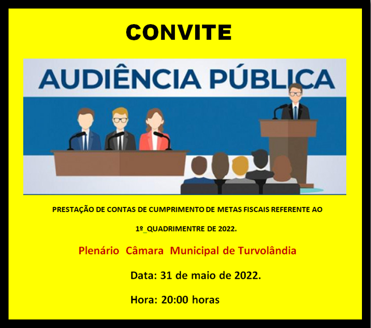 Imagem principal da notícia CONVITE