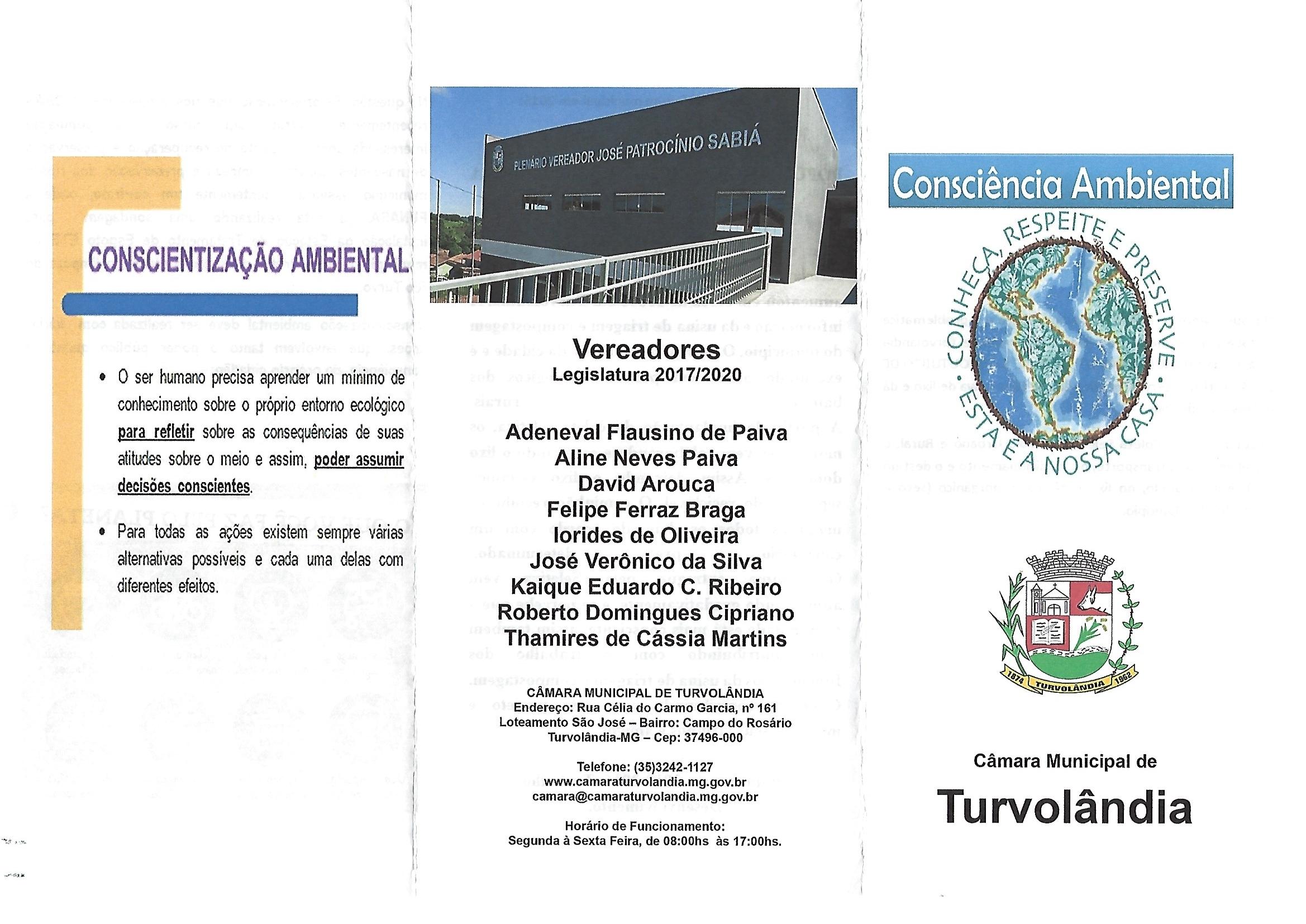 Imagem da notícia: CONSCIENTIZAÇÃO AMBIENTAL