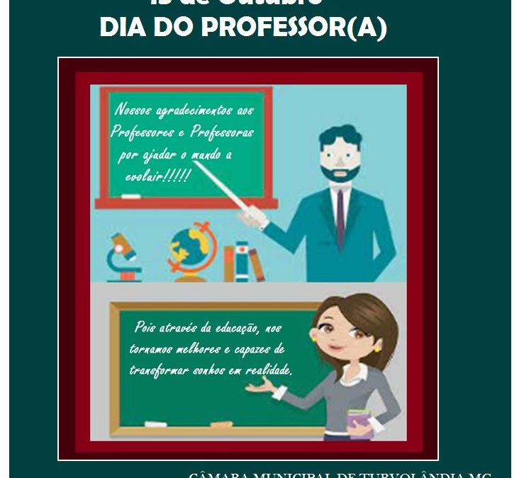 Imagem da notícia: PARABÉNS A TODOS OS PROFESSORES!!!