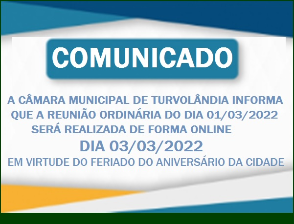 Imagem da notícia: REUNIÃO ORDINÁRIA